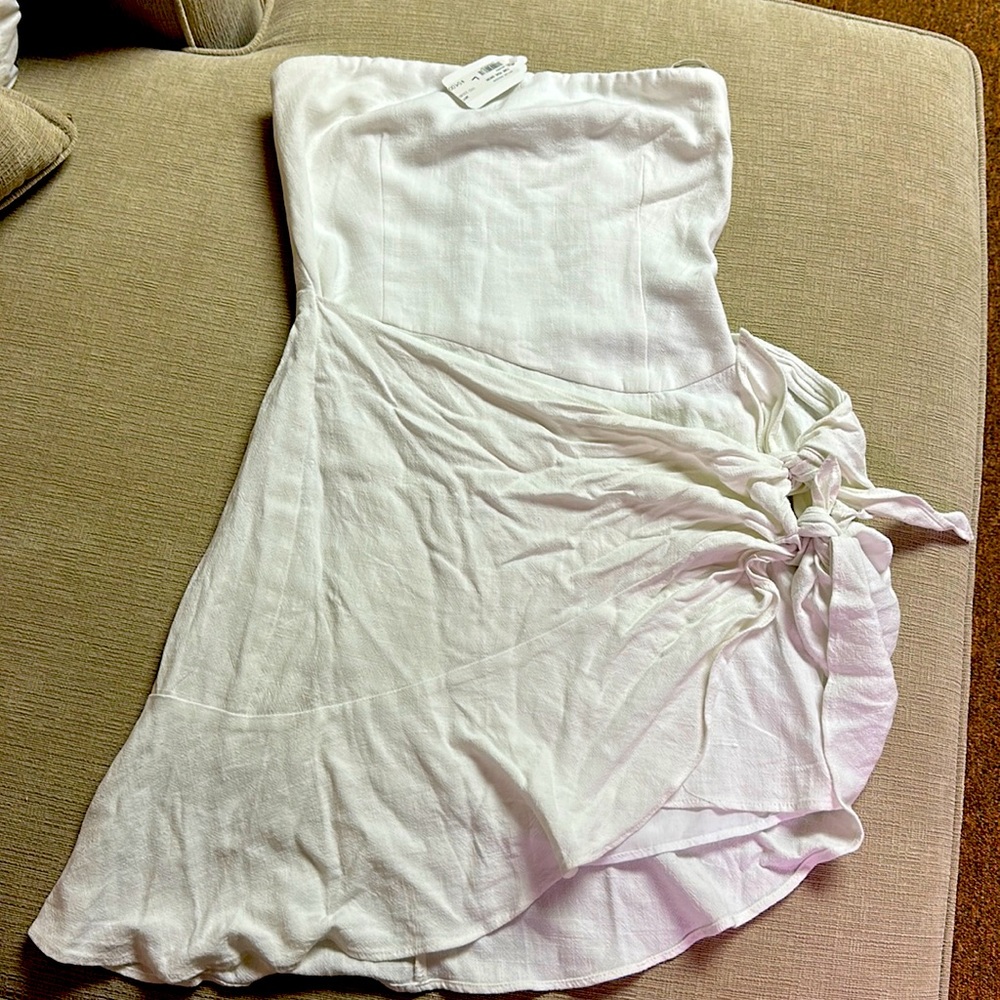 Fun Tube Mini Wrap Dress